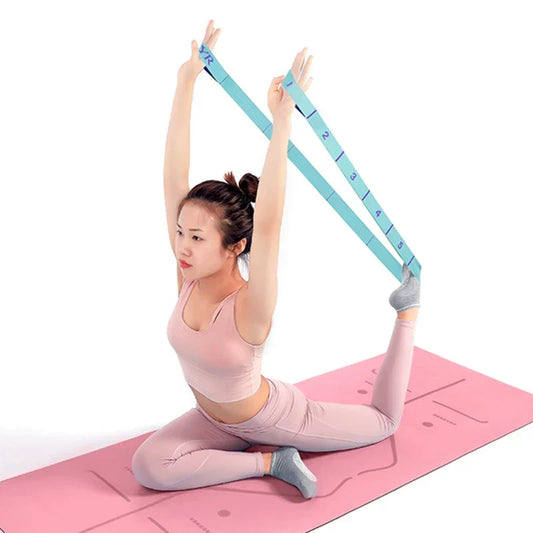 Yoga Pull Strap Belt – Improve Flexibility & Strength Anywher